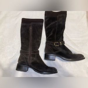 Kelly & Katie dark brown belted boots
